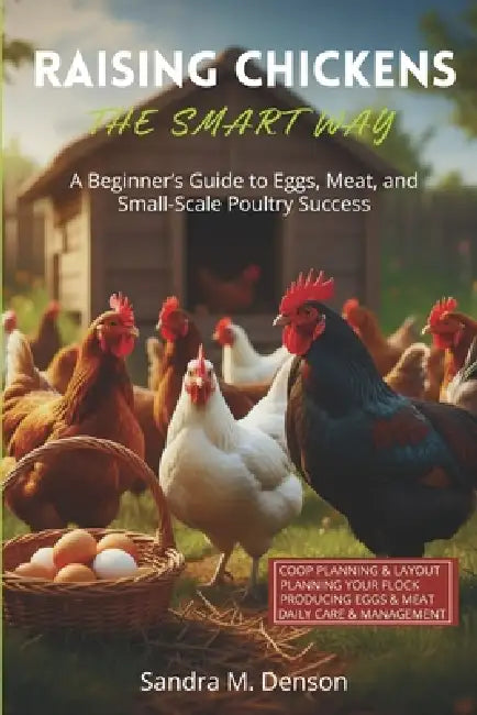 Raising Chickens The Smart Way: A Beginner's Guide to Eggs, Meat, and Small-Scale Poultry Success by Sandra M. Denson