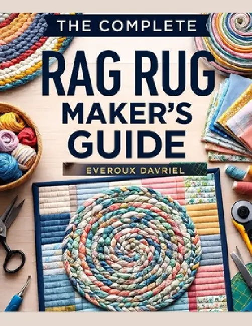The Complete Rag Rug Maker's Guide: Easy Techniques, Creative Projects, and Step-By-Step Instructions for Beautiful Handmade Rugs by Everoux Davriel
