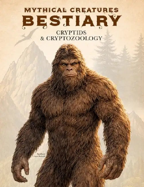 Mythical Creatures Bestiary: Cryptids & Cryptozoology: Illustrated Encyclopedia of Folklore Monsters, Beasts & Mystery Behind Bigfoot, Mothman, Skinwa by Oskar Baliński