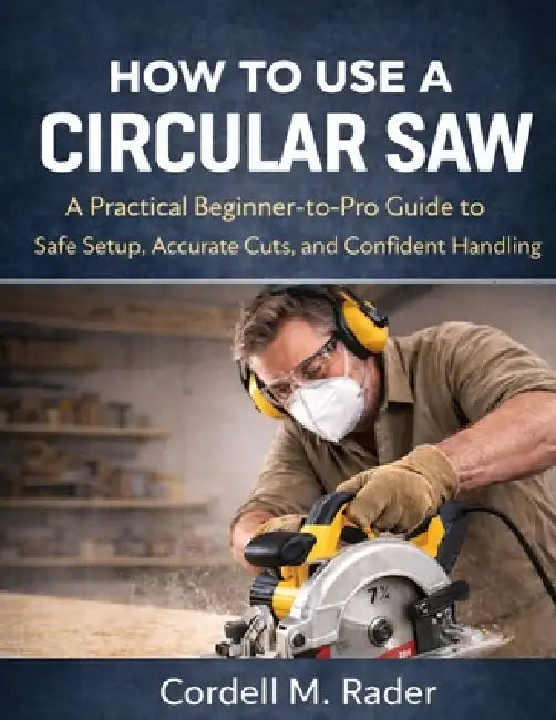 How to Use a Circular Saw: Practical Beginner-to-Pro Guide to Safe Setup, Accurate Cuts, and A Confident Handling by Cordell M. Rader