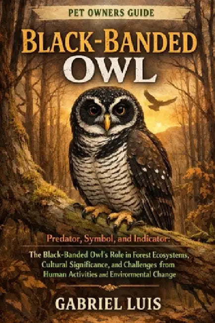 Black-Banded Owl: Predator, Symbol, and Indicator: The Black-Banded Owl's Role in Forest Ecosystems, Cultural Significance, and Challenges from Human by Gabriel Luis