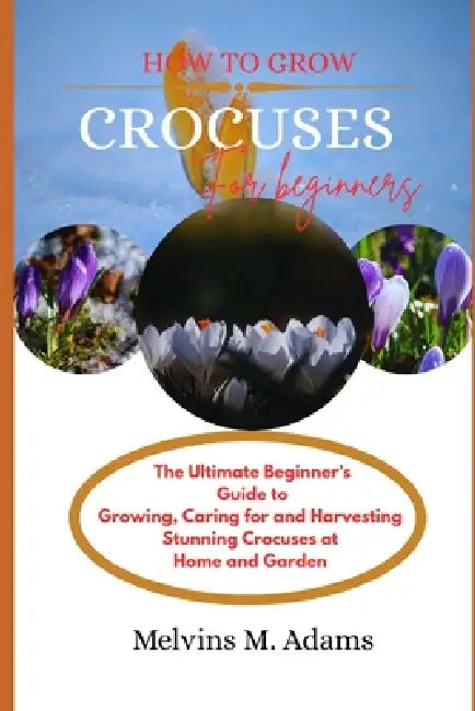 How to grow Crocuses flower for beginners: The Ultimate Beginner's Guide to Growing, Caring for, and Harvesting Stunning Crocuses at Home and garden by Melvins M. Adams