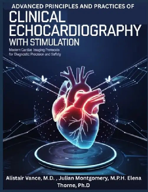 Advanced Principles and Practice of Clinical Echocardiography with Stimulation: Modern Cardiac Imaging Protocols for Diagnostic Precision and Safety by Julian Montgomery M. P. H., Elena Thorne Ph. D., Alistair Vance M. D.