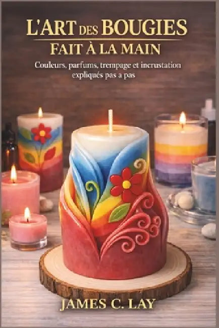 L'Art des Bougies Fait à la Main: Couleurs, parfums, trempage et incrustation expliqués pas à pas by James C. Lay