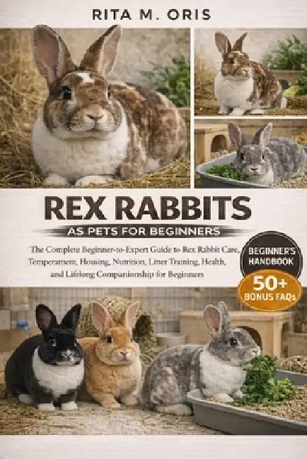 Rex Rabbits as Pets for Beginners: The Complete Beginner-to-Expert Guide to Rex Rabbit Care, Temperament, Housing, Nutrition, Litter Training, Health, by Rita M. Oris