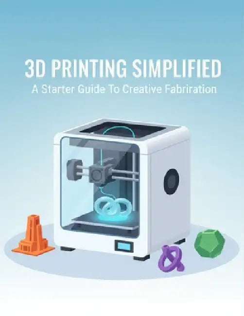3D Printing Simplified: A Starter Guide To Creative Fabrication by Kody Key