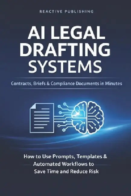 AI Legal Drafting Systems: Contracts, Briefs & Compliance Documents in Minutes: How to Use Prompts, Templates & Automated Workflows to Save Time and R by Alice Schwartz, Kiera Donovan, Reactive Publishing