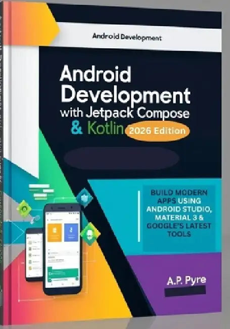 Android Development with Jetpack Compose & Kotlin (2026 Edition): Build Modern Apps Using Android Studio, Material 3 & Google's Latest Tools by A. P. Pyre