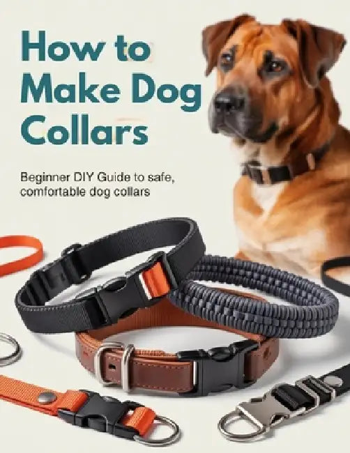 How to Make Dog Collars: Beginner DIY Guide to Safe, Comfortable Dog Collars Using Nylon Webbing, Paracord (Over Core), Leather, Proper Hardware, Accu by Brenda Dominik