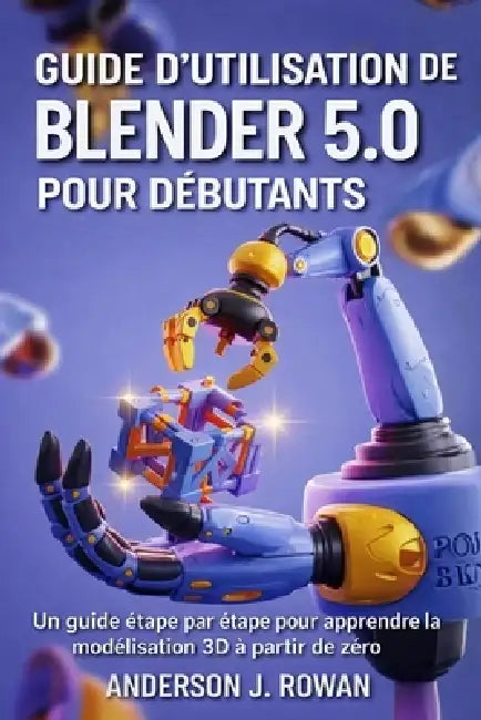 Guide d'Utilisation de Blender 5.0 Pour Débutants: Un guide étape par étape pour apprendre la modélisation 3D à partir de zéro by Anderson J. Rowan