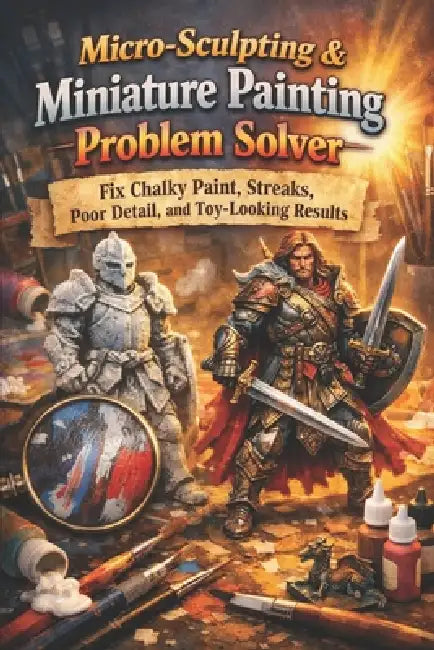 Micro-Sculpting & Miniature Painting Problem Solver: Fix Chalky Paint, Streaks, Poor Detail, and Toy-Looking Results by J. Rhea