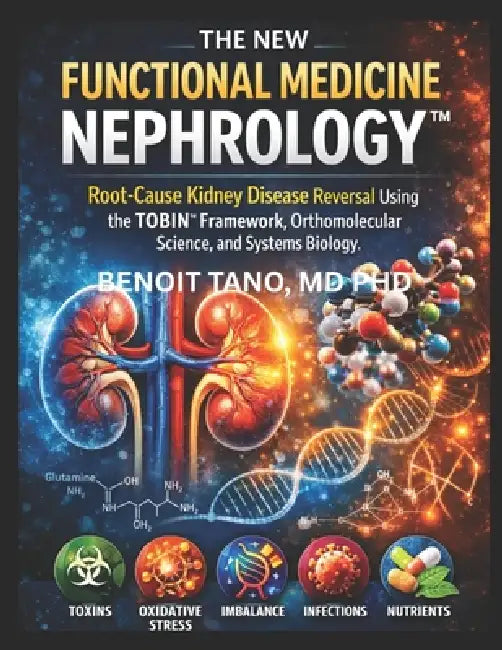 The New Functional Medicine Nephrology(tm): Root-Cause Kidney Disease Reversal Using the TOBIN(TM) Framework, Orthomolecular Science, and Systems Biol by Benoit Tano