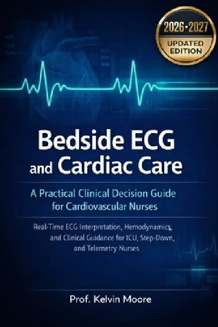 Bedside ECG and Cardiac Care: A Practical Clinical Decision Guide for Cardiovascular Nurses Real-Time ECG Interpretation, Hemodynamics, and Clinical G by Kelvin Moore