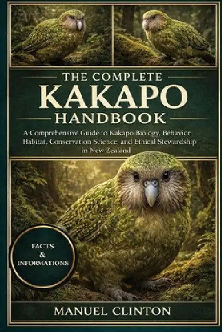The Complete Kakapo Handbook: A Comprehensive Guide to Kakapo Biology, Behavior, Habitat, Conservation Science, and Ethical Stewardship in New Zealand by Manuel Clinton