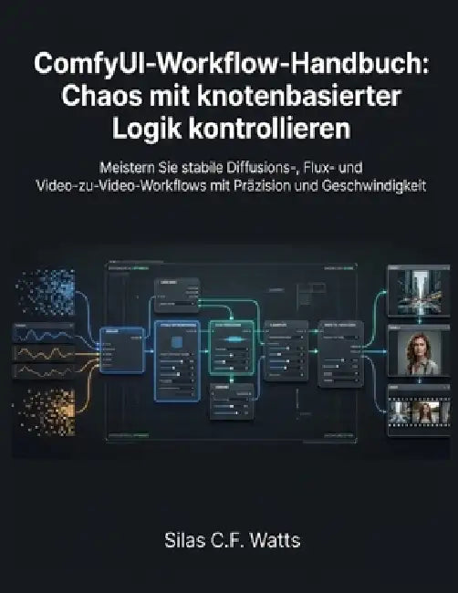 ComfyUI-Workflow-Handbuch: Chaos mit knotenbasierter Logik kontrollieren: Meistern Sie stabile Diffusions-, Flux- und Video-zu-Video-Workflows mit Prä by Silas C. F. Watts