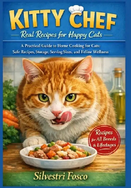 KITTY CHEF - Real Recipes for Happy Cats: A Practical Guide to Home Cooking for Cats: Safe Recipes, Storage, Serving Sizes, and Feline Wellness by Fosco Silvestri