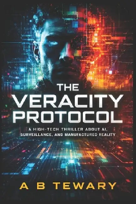 The Veracity Protocol: A High-Tech Thriller About AI, Surveillance, and Manufactured Reality by A. B. Tewary