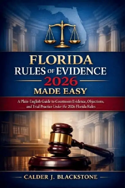 Florida Rules of Evidence 2026 Made Easy: A Plain-English Guide to Courtroom Evidence, Objections, and Trial Practice Under the 2026 Florida Rules by Calder J. Blackstone