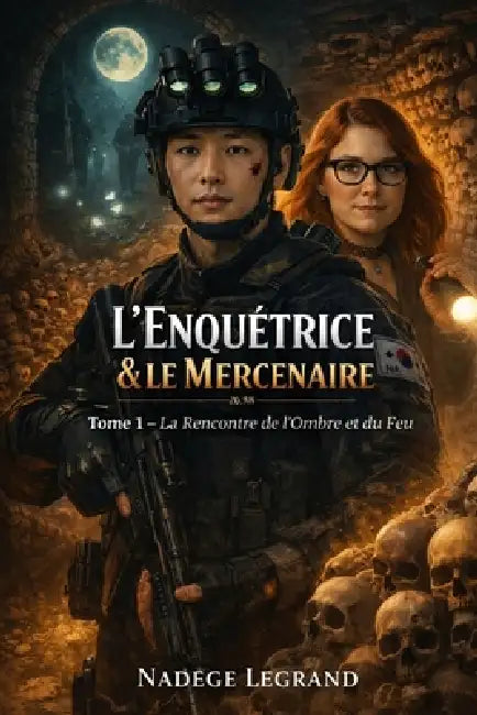 L'Enquêtrice et le Mercenaire: TOME 1: La Rencontre de l'Ombre et du Feu by Nadège Legrand