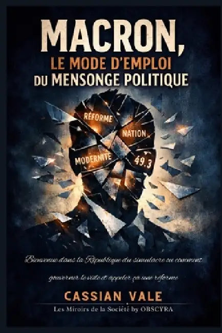 Macron, le mode d'emploi du mensonge politique: Bienvenue dans la République du simulacre ou comment gouverner le vide et appeler ça une réforme by Cassian Vale