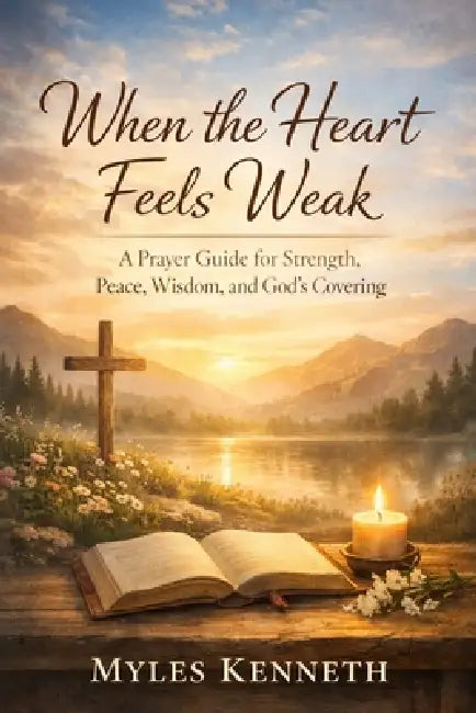 When the Heart Feels Weak: A Prayer Guide for Strength, Peace, Wisdom, and God's Covering by Myles Kenneth