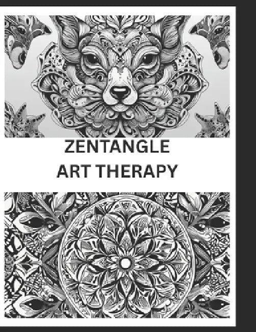 Zentangle the art therapy 80 pages by Santhiya Jayakumar