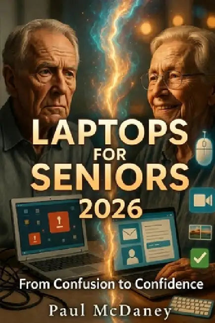 How to Use Laptops For seniors In 2026: Simple Step-by-Step Instructions guide for seniors, Beginners, and Everyday PC Users. by Paul McDaney