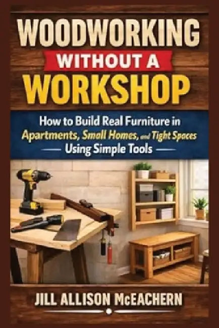 Woodworking Without a Workshop: How to Build Real Furniture in Apartments, Small Homes, and Tight Spaces Using Simple Tools by Jill Allison McEachern