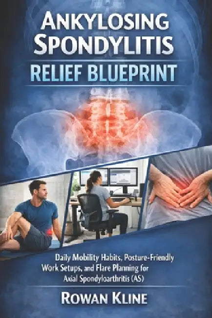Ankylosing Spondylitis Relief Blueprint: Daily Mobility Habits, Posture-Friendly Work Setups, and Flare Planning for Axial Spondyloarthritis (AS) by Rowan Kline