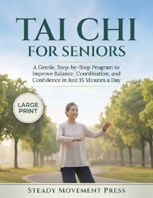 Tai Chi for Seniors: A Gentle, Step-by-Step Program to Improve Balance, Coordination, and Confidence in Just 15 Minutes a Day by Steady Movement Press