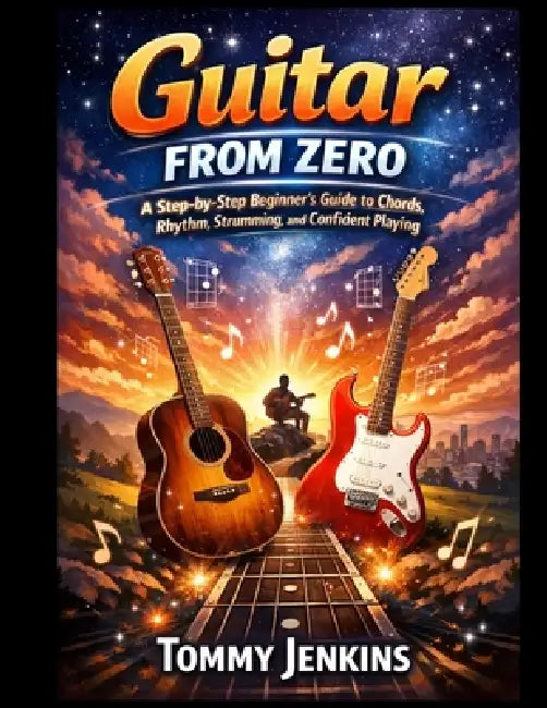 Guitar From Zero: A Step-by-Step Beginner's Guide to Chords, Rhythm, Strumming, and Confident Playing by Tommy Jenkins