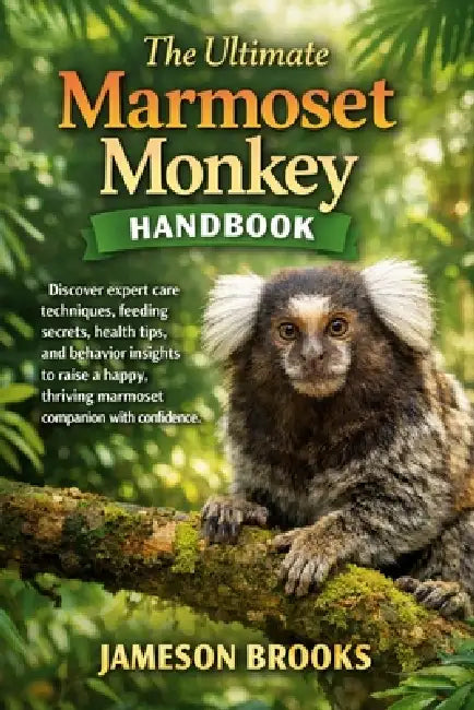 The Ultimate Marmoset Monkey Handbook: Discover expert care techniques, feeding secrets, health tips, and behavior insights to raise a happy, thriving by Jameson Brooks