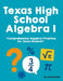 Texas High School Algebra I: "Comprehensive Algebra I Practice for Texas Students" by Kyle Kavyany