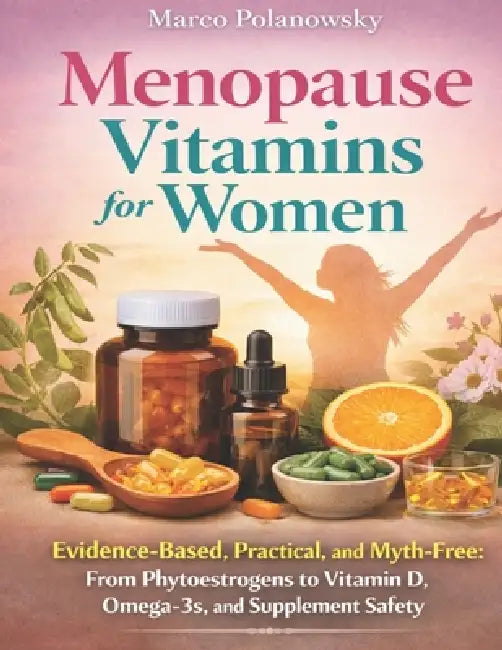 Menopause Vitamins for Women: Evidence-Based, Practical, and Myth-Free: From Phytoestrogens to Vitamin D, Omega-3s, and Supplement Safety by Marco Polanowsky