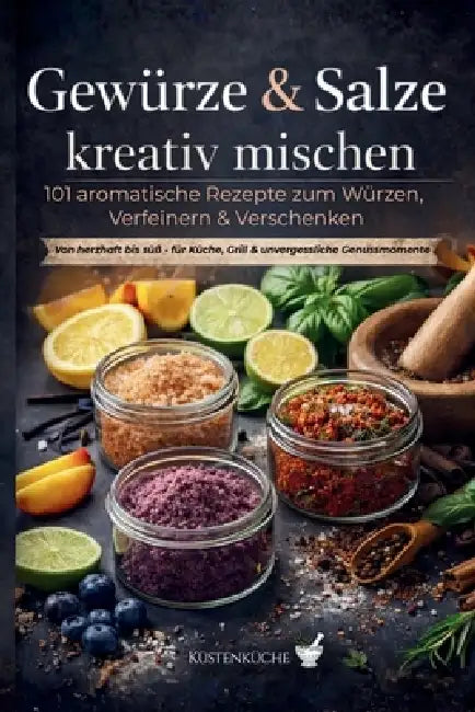 Gewürze & Salze kreativ mischen: 101 aromatische Rezepte zum Würzen, Verfeinern & Verschenken: Von herzhaft bis süß - für Küche, Grill & besondere Gen by Küsten Küche