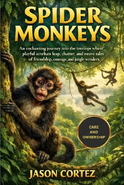 Spider Monkeys: An enchanting journey into the treetops where playful acrobats leap, chatter, and weave tales of friendship, courage, and jungle wonde by Jason Cortez