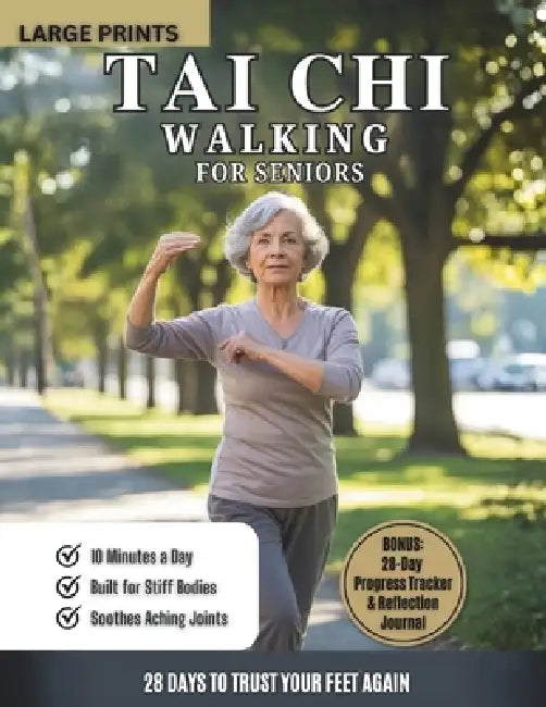 Tai Chi Walking for Seniors: A 28-Day, Step-by-Step Daily Practice to Improve Balance, Prevent Falls, and Strengthen Joints in Just 10 Minutes a Day ( by Willie Fabian