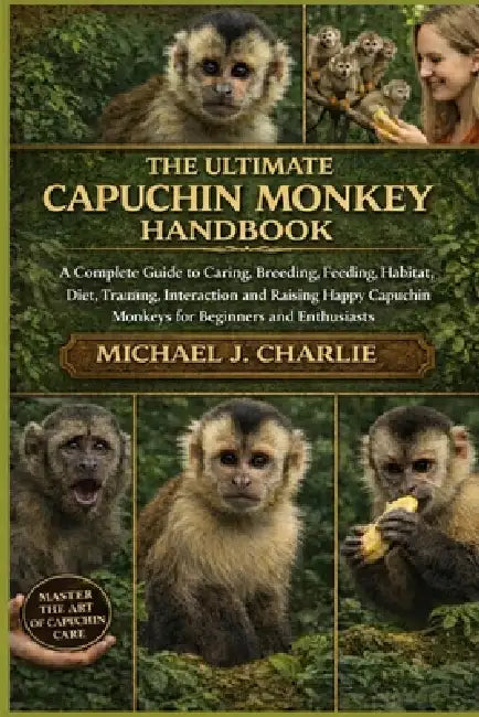 The Ultimate Capuchin Monkey Handbook: A Complete Guide to Caring, Breeding, Feeding, Habitat, Diet, Training, Interaction and Raising Happy Capuchin by Michael J. Charlie