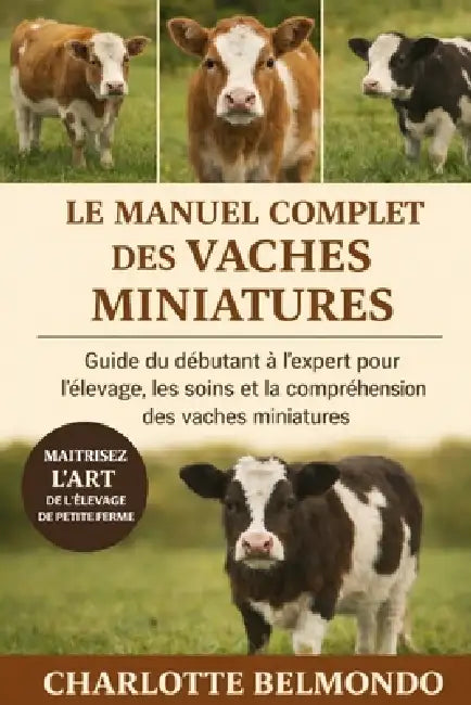 Le Manuel Complet Des Vaches Miniatures: Guide du débutant à l'expert pour l'élevage, les soins et la compréhension des vaches miniatures by Charlotte Belmondo