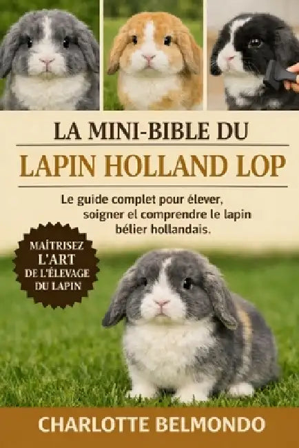 La Mini-Bible Du Lapin Holland Lop: Le guide complet pour élever, soigner et comprendre le lapin bélier hollandais. by Charlotte Belmondo