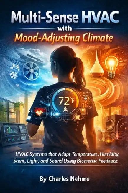 Multi-Sense HVAC with Mood-Adjusting Climate: HVAC Systems that Adapt Temperature, Humidity, Scent, Light, and Sound Using Biometric Feedback by Charles Nehme