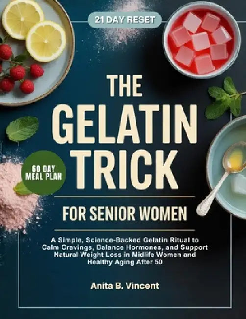 The Gelatin Trick for Senior Women: A Simple, Science-Backed Gelatin Ritual to Calm Cravings, Balance Hormones, and Support Natural Weight Loss in Mid by Anita B. Vincent