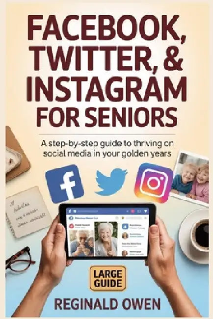 Facebook, Twitter,&instagram for Seniors: A Step-by-Step Guide to Thriving on Social Media in Your Golden Years by Reginald Owen