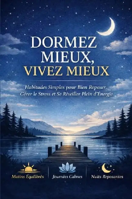 Dormez Mieux, Vivez Mieux: Habitudes Simples pour Bien Reposer, Gérer le Stress et Se Réveiller Plein d'Énergie by Dennis Lake