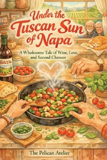 Under the Tuscan Sun of Napa: A Wholesome Romance Novel of Wine, Love, and Second Chances by The Pelican Atelier