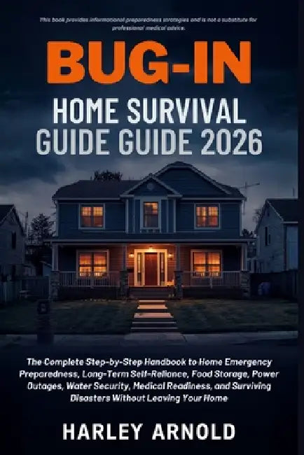 Bug-In Home Survival Guide 2026: A Guide to Emergency Preparedness, Food Storage, Power Outage Security, Long-Term Self-Reliance and Surviving Disaste by Harley Arnold