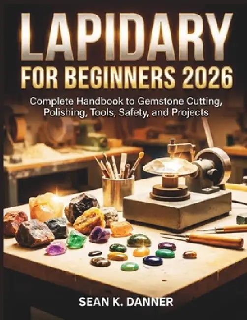 Lapidary for Beginners 2026: Complete Handbook to Gemstone Cutting, Polishing, Tools, Safety, and Projects by Sean K. Danner