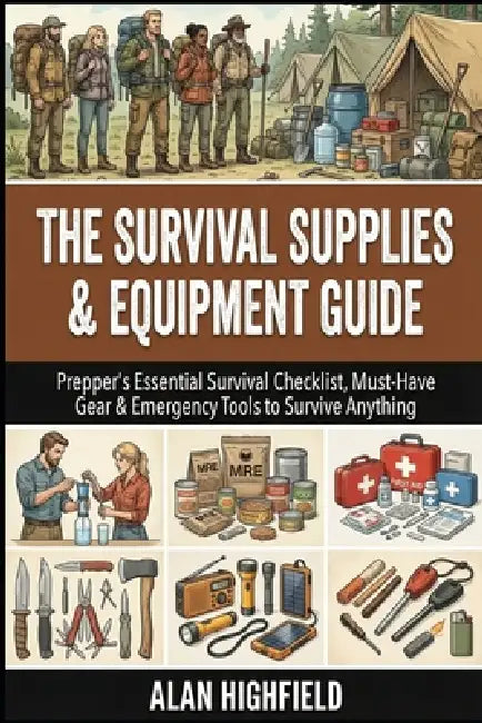Survival Supplies And Equipment Guide: Your Prepper's Essential Survival Checklist, Must-Have Gear & Emergency Tools to Survive Anything by Alan Highfield