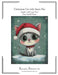 Christmas Cat with Santa Hat Cross Stitch Pattern: Regular and Large Print Cross Stitch Pattern by Carmen Wolf, Serenity Stitchworks
