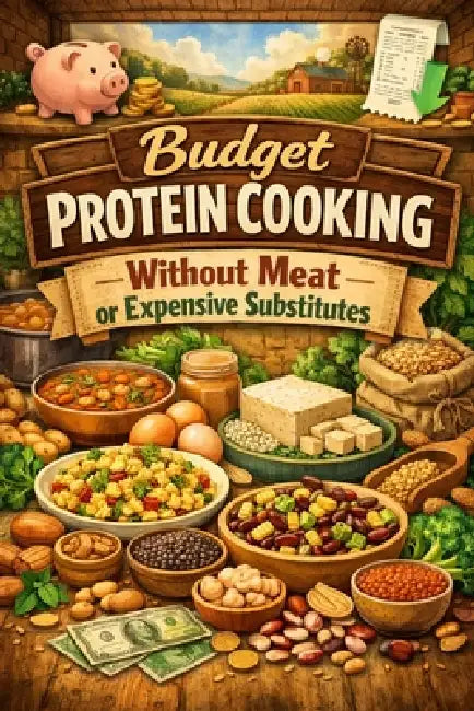 Budget Protein Cooking Without Meat or Expensive Substitutes by A. Rhea